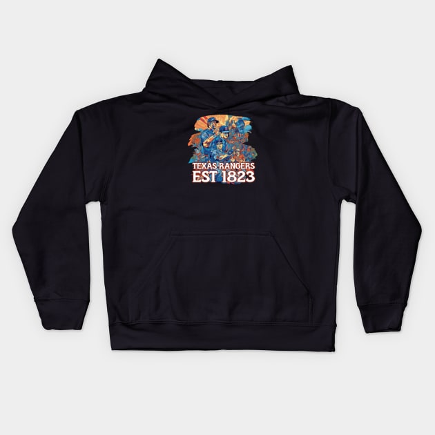 Texas Rangers Kids Hoodie by Pixy Official